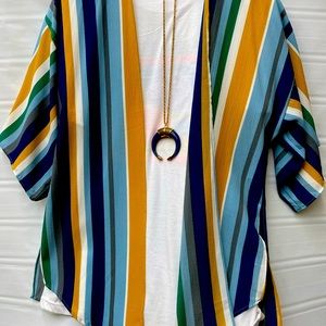 Kimono with necklace